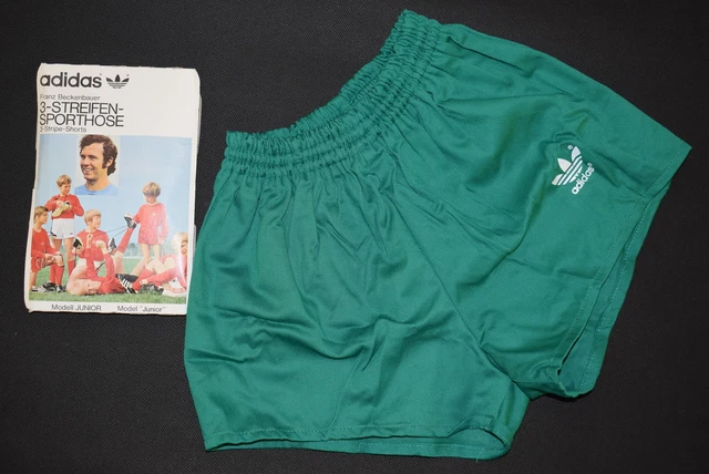 Pantaloncini Adidas Beckenbauer pantaloni junior vintage deadstock 128 140 152 164 176