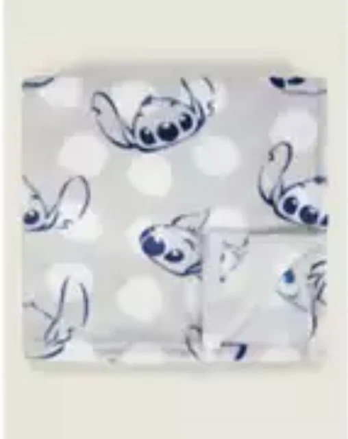 Disney Lilo & Stitch Fleece blanket 70x100 Ideal Toddler moses & cot bed NEW