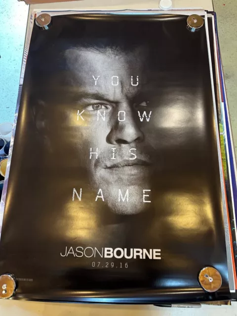 Jason Bourne 5 - original DS movie poster - 27x40 D/S Advance B Matt Damon