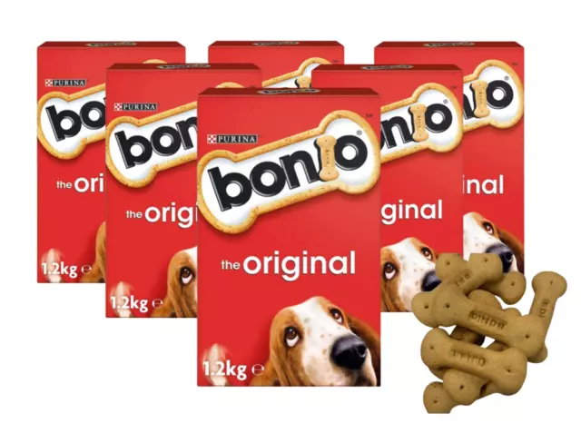 BONIO THE ORIGINAL Biscuits Dog Food 1.20kg 6 Boxes 31.98 PicClick UK