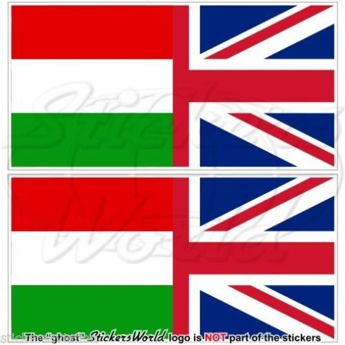 Lot 4 Autocollants Drapeau Union Jack 30 Mm Diamètre - Rouge Blanc Bleu Brillant Dôme