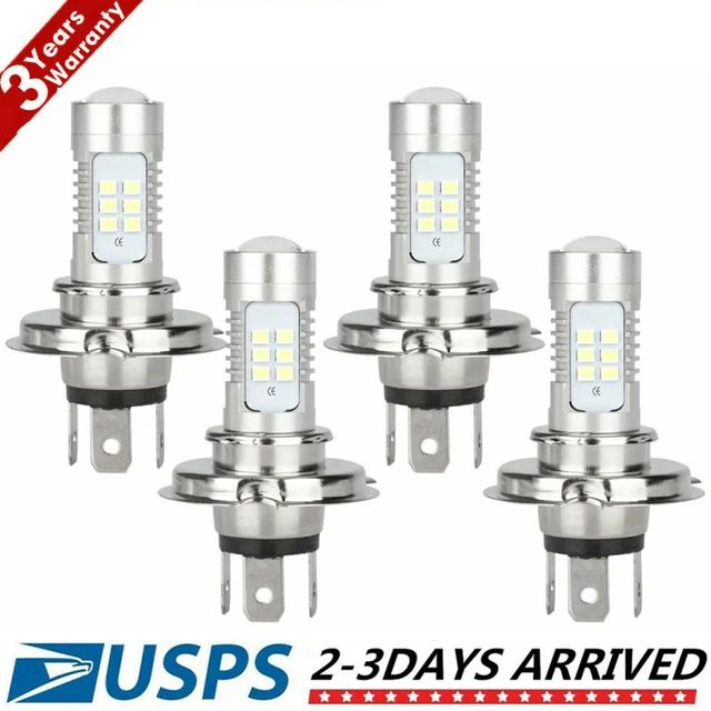 Kit Ampoules LED 9005 Super Lumineuses 6000K - 8 Côtés - 1500000LM - Pour Phares De Voiture, Moto, Etc.