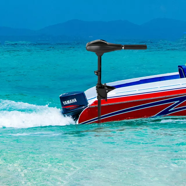 40LBS 12V Thrust Electric Trolling Motor Outboard Engine Fishing Boat Motor 408W