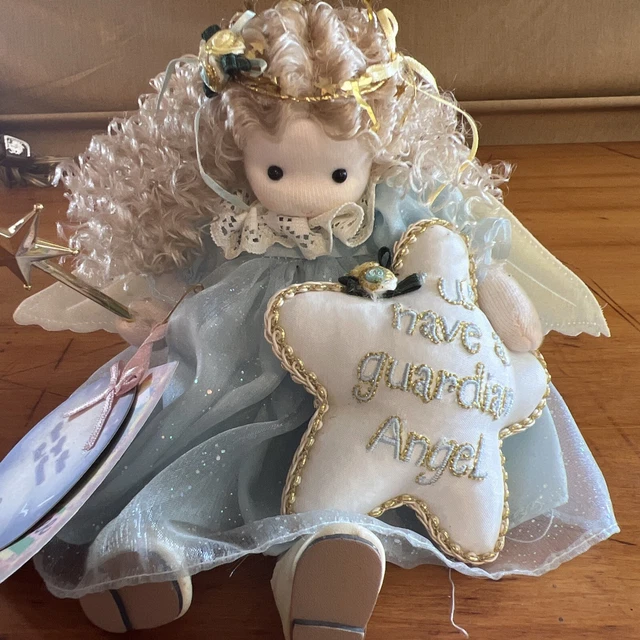 Musical Guardian Angel Doll- Green Tree Collectables -Amazing Grace- Blonde Hair