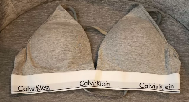 Calvin Klein (MEDIUM) Modern Cotton Unlined Triangle Bralette