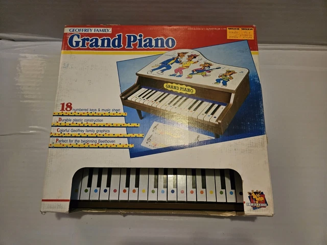 TOYS R US Grand Piano Geoffrey Family Vtg 1988 In Box Giraffe Play