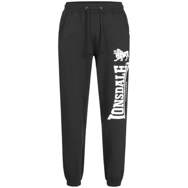 Lonsdale Ockle Uomo Pantaloni Tuta Vestibilità Aderente