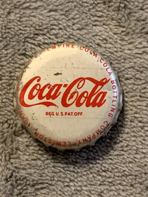 Vintage Coca-Cola Soda Bottle Cap By Empire Coca-Cola Lewiston, Idaho  Corked