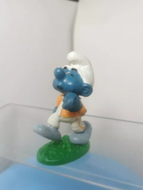 SCHTROUMPFS Jogger Variente schleich peyo Hong Kong 1983  Smurf Schlumpf Puffi