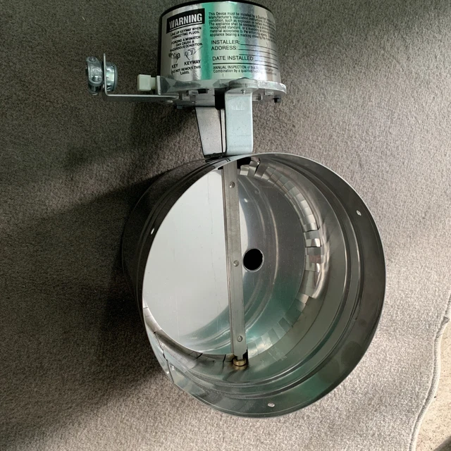 FIELD CONTROLS GVD7 Vent Damper 7" Inch. No Harness Wires 174.00