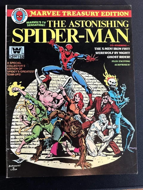 MARVEL Comics Treasury Edition #18 THE ASTONISHING SPIDER-MAN Giant 1978 Fine