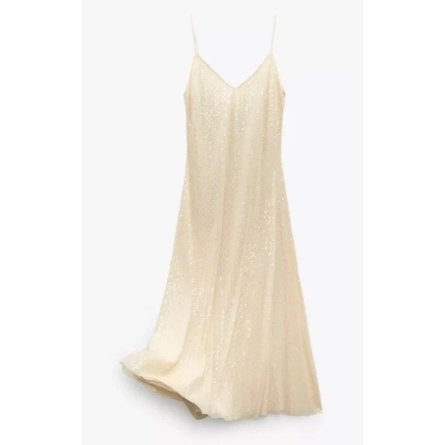 ZARA RARE CREAM beige gold Aztec Ethnic Beaded Sequined embellished Mini  Skirt S 47.90 - PicClick UK
