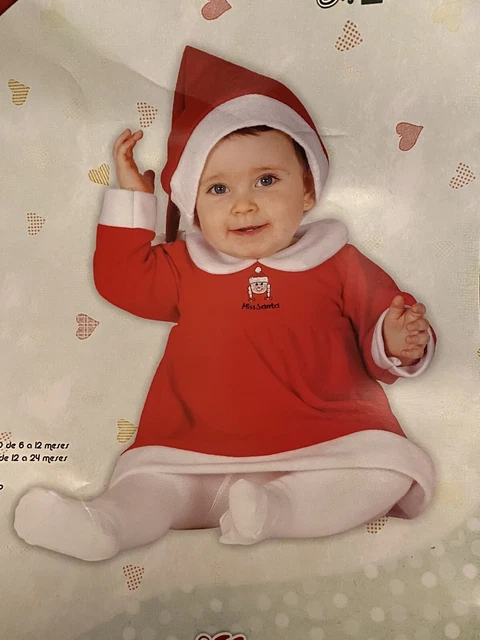 Christmas Baby Girls Xmas Miss Santa Fancy Costume Dress Party Outfit Set