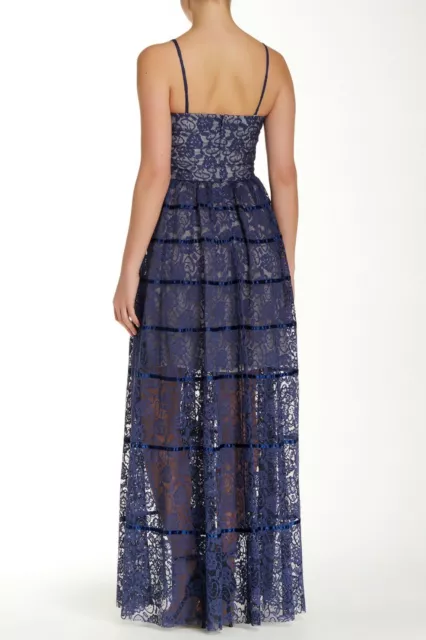 Vera Wang Blue Lace Formal/Bridesmaids Gown Size 10 Orig $295.00 2