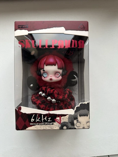 SKULLPANDA Plush-6kHz POP MART - Action Figure Edizione Limitata Europa 2025 - 17cm - Foto 3