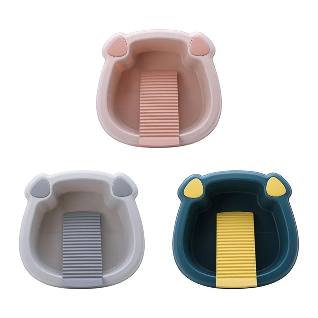Planche à Laver En Bois Alipis 50x17cm - Accessoire Linge Pratique Et Écologique Pour Vêtements