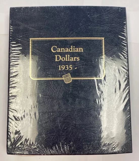 Vintage Whitman Canada 1935- $1 Silver Dollar Coin Album Folder - Still Sealed!