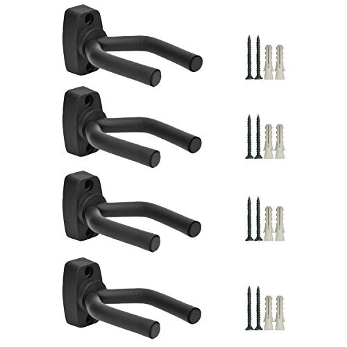Lot de 4 Guitare Cintre Crochet support mural pour écran support de guitare a...