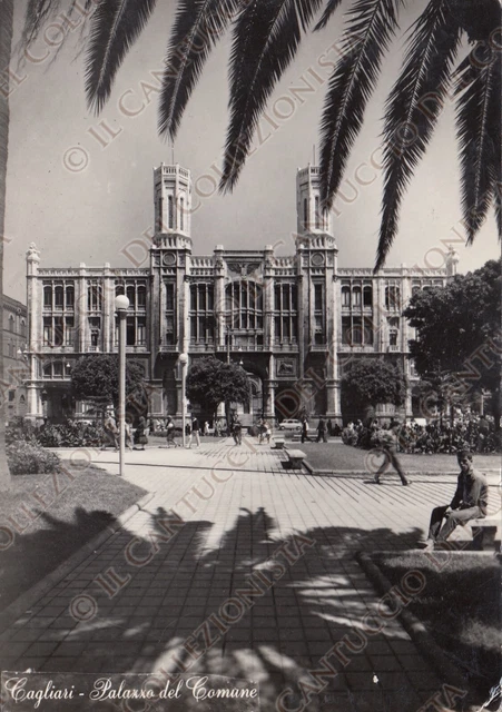 Cagliari Palazzo del comune Cartolina