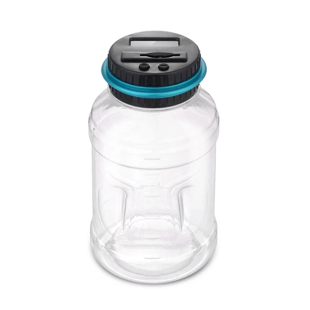 2.5L Salvadanaio Contamonete Scatola di immagazzinamento delle monete del b E6Z8
