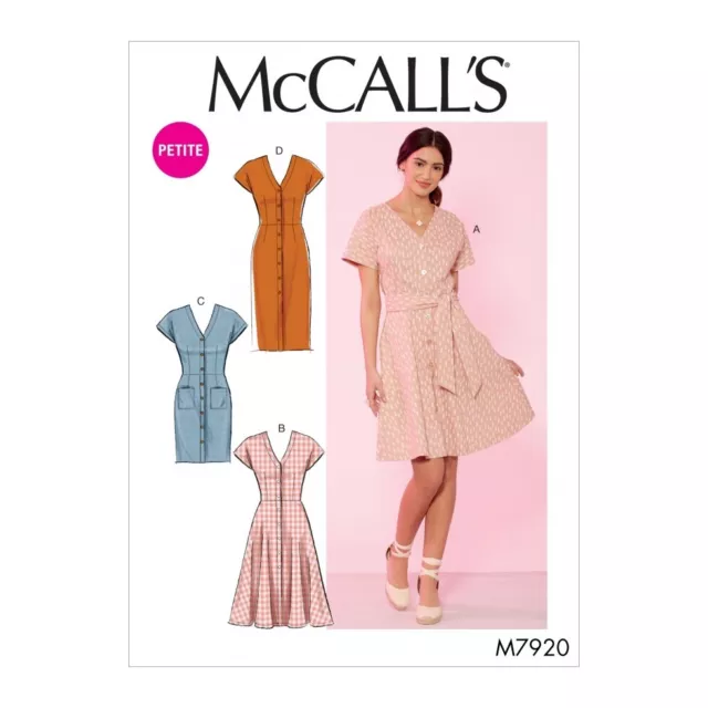 McCalls Sewing Pattern 7920 Dresses E5 (14-16-18-20-22)