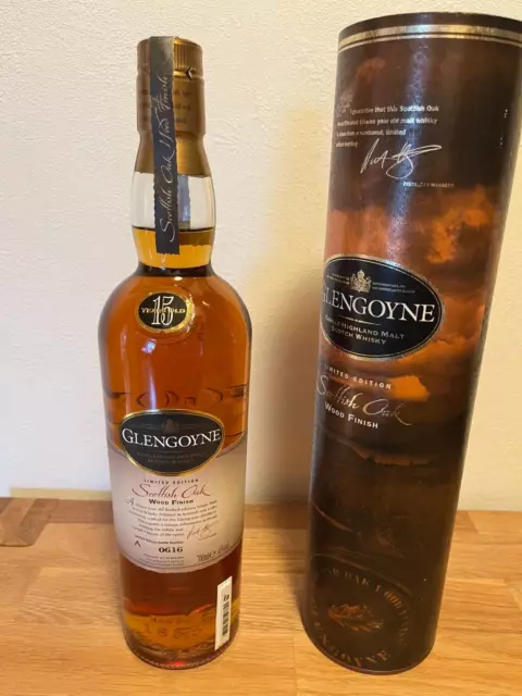 Glengoyne 15 Jahre Wood Finish Scottish Oak 0,7l 43% Lim. Edition Fl. Nr. 616