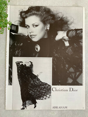 Publicité Christian Dior 1979 advertising vintage lunette pub printemps été mode 