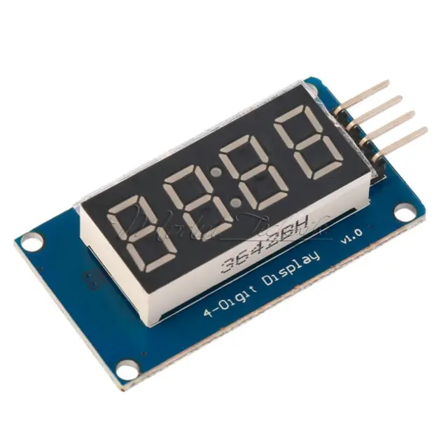 4 Bits Digital Tube LED Display Module With Clock Display TM1637 for Arduino