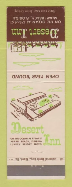 Matchbook Cover - Desert Inn Miami Beach FL