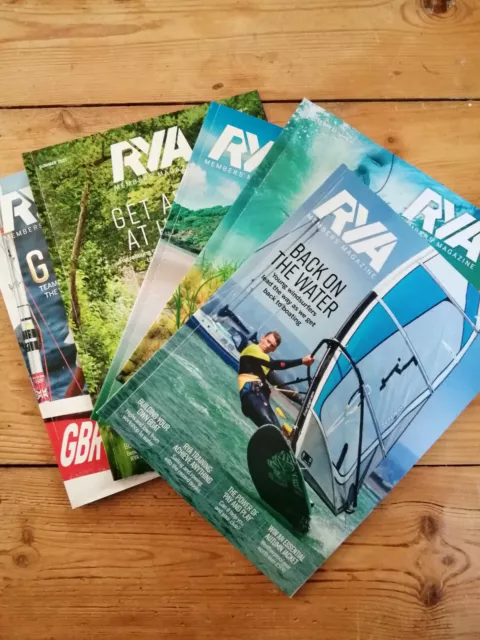 5x RYA Members Magazine Boat Yacht Sailing magazines - 2020 & 2021