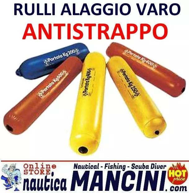 Rullo Alaggio Barche Gommoni 200 400 500 600 Rulli Varo Scafi Nautica Osculati