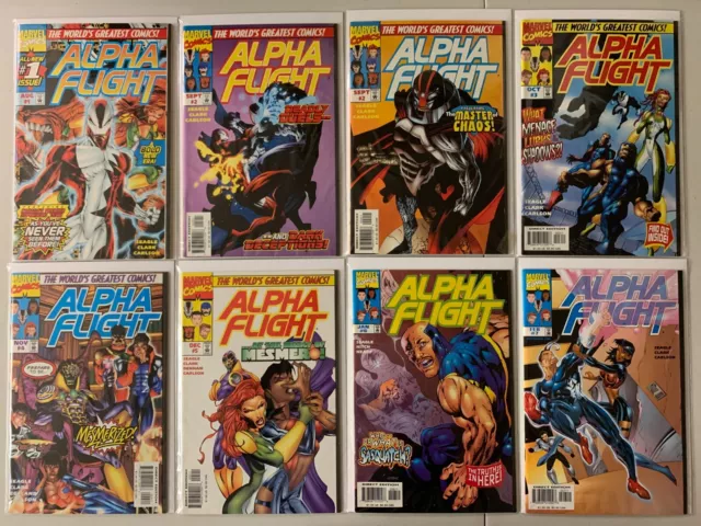 Alpha Flight 2nd series comics lot #1-20 last issue + variant 20 diff (1997-99)