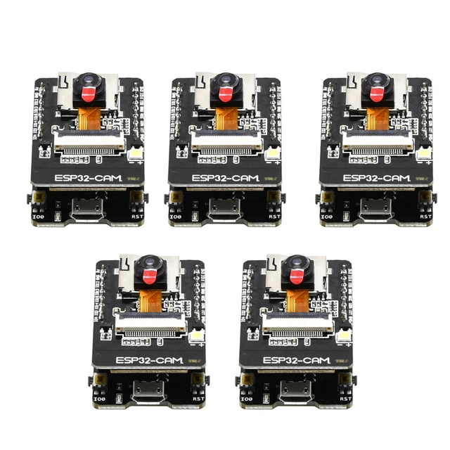 ESP32-CAM-MB Development Board With OV2640 Camera, CH340G, WiFi & Bluetooth, 5V Micro USB