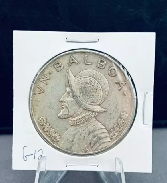1947 Panama 1 Balboa Silver coin - Beautiful Coin (Lot G 12)