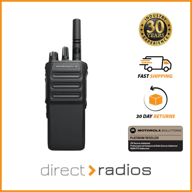 Motorola R7a VHF Digital Two Way Radio Walkie Talkie Handheld