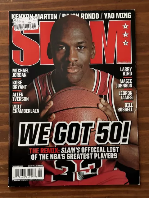 NBA Slam Magazine #130 August 2009 Michael Jordan Air Jordan GOAT cover w/poster