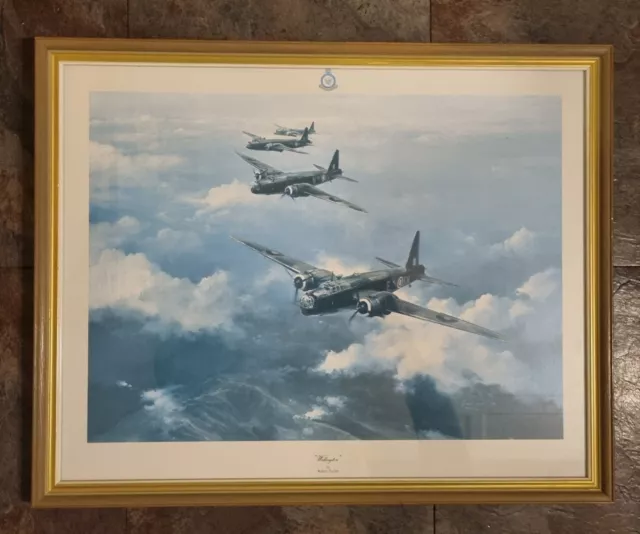 Framed Robert Taylor Print "Wellington" - Wellingtons of 425 Squadron RCAF