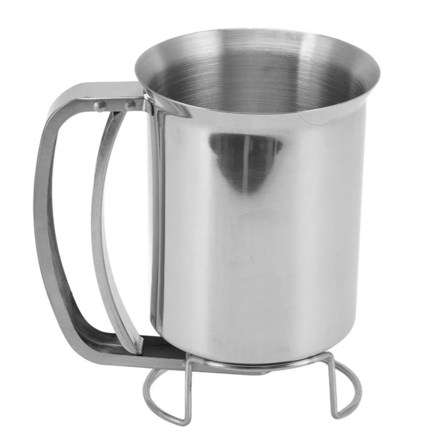 Pancake Batter Dispenser Handheld Stainless Steel Pancake Pourer For Baking YU