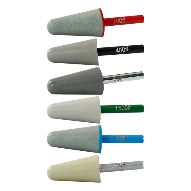 10 Pièces Tiges Abrasives Coniques Pour Outil Rotatif, Gravure Et Ponçage Fin - Marque Uxcell, Neuves