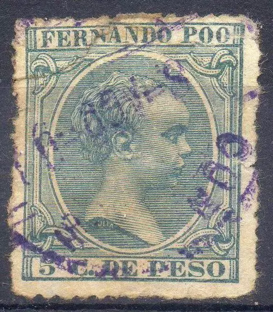ESPAGNE !  Timbres anciens de Fernadoo Poo depuis 1894 ! NEUFS