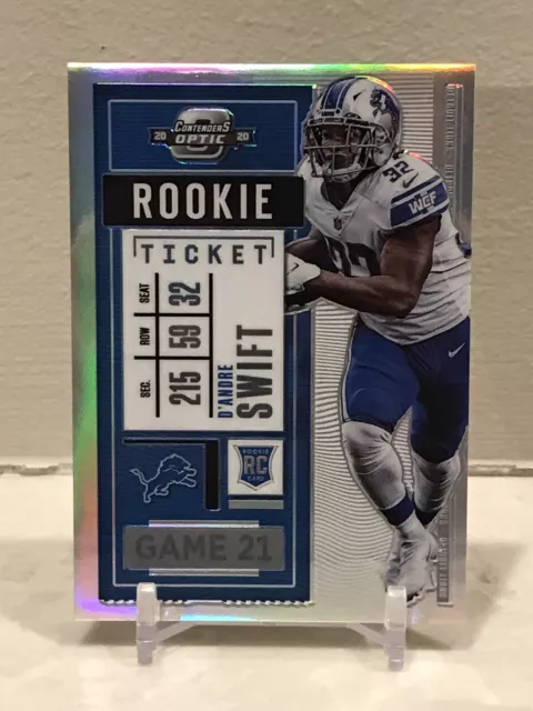🔥2020 Contenders Optic D’Andre Swift RC Silver Prizm🔥