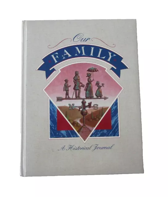 (NEW) OUR FAMILY: A Historical Journal Family Tree Genealogy Hardcover Book
