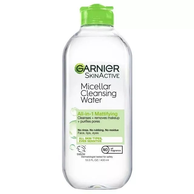 Garnier SkinActive Micellar Cleansing Water Makeup Remover Mattifying,13.5 floz