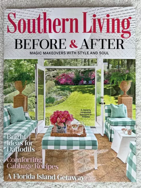 NEW SOUTHERN LIVING Magazine March 2023 Before and After Room Makeovers ...