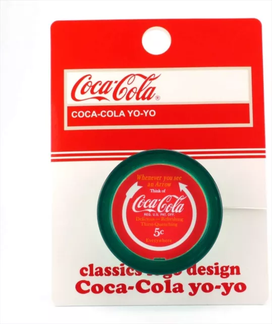 Coca-Cola Official Butterfly Yo-Yo Classic Logo design [1910s - 1920s] Spin Gear