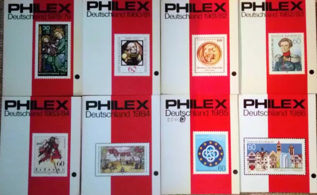 Philex Deutschland Briefmarken Kataloge 1978/79 - 1986