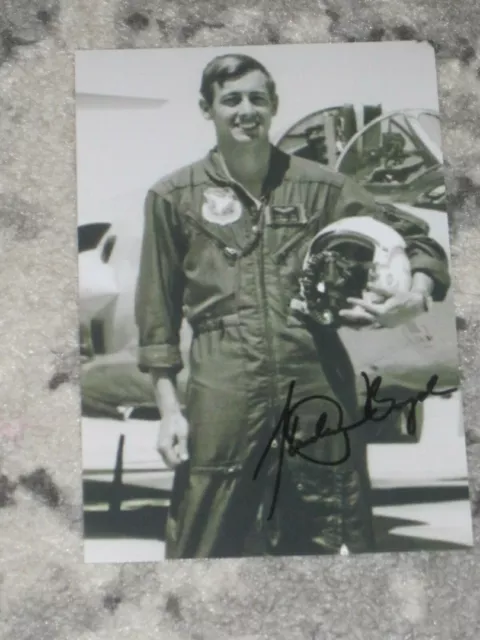 NASA Test Pilot STANLEY BOYD Signed 4x6 Photo AUTOGRAPH