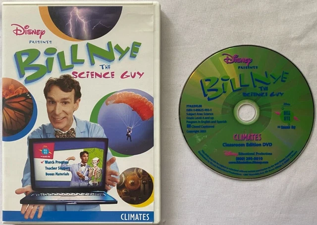 BILL NYE THE Science Guy: Climates DVD Education for Kids RARE HTF ...