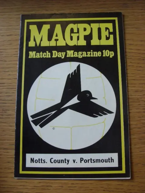 03/01/1975 Notts County v Portsmouth [FA Cup] (Faint Fold)