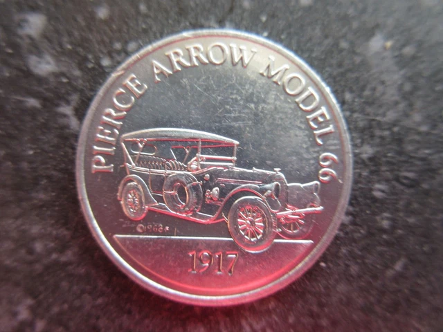 SUNOCO DX ANTIQUE Car Coin Series Token 1917 Pierce Arrow Model 66 $0.